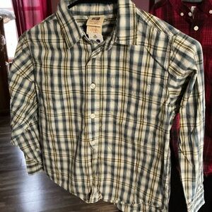 Kid’s Blue Plaid Shirt